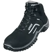 Uvex motion style Sicherheitsschuh Stiefel S2, schwarz/silber schwarz/silber 45 - 6979845 - schwarz/silber