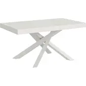 Itamoby Volantis Ausziehtisch 180/440x90 cm Esche weiß Beine weiß