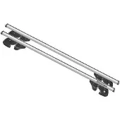Menabo Sherman Silver XL | Dachträger BMW - X5 (E70) 2006-2010 - Aluminium - Länge 135 cm - Tragkraft 90 kg - 2er-Pack