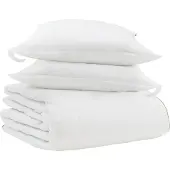 Syfax Winterbettdecke mit Kissen 3 pcs Weiß Down Feather