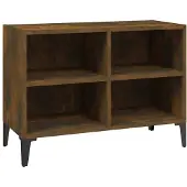 Syfax TV-Schrank mit Metallbeinen Räuchereiche 69,5x30x50 cm