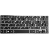 T-ProTek DEUTSCHE-Tastatur Silber Rahmen Beleuchtung,Trackpoint für Toshiba Portege Z30-B-12F