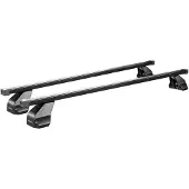 Menabo Omega | Dachträger Lancia - Musa 2007-2012 - Stahl - Länge 112 cm - Tragkraft 75 kg - 2er-Pack