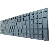 T-ProTek DEUTSCHE - Tastatur Schwarz mit Rot beschriftet kompatibel für Asus X756UA-T4587T