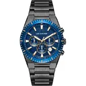 Lee cooper Herrenuhr LC08100.090, marineblau, Fashion.