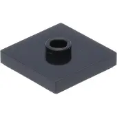 LEGO 250x Jumperplate 1x2, Schwarz