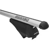 Menabo Tiger Silver XL | Dachträger BMW - X5 (F15) 2013-2015 - Aluminium - Länge 135 cm - Tragkraft 75 kg - 2er-Pack