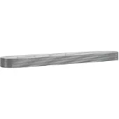 Syfax Hochbeet Verzinkter Stahl 544x100x36 cm Grau