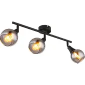 Globo Lighting |Strahler Metall schwarz matt, 3x E14