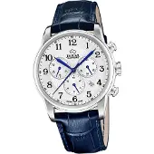 Jaguar Herren Uhr Chronograph Elegant Luxus Leder Armbanduhr Acamar blau D2UJ968/4