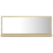 Syfax Badspiegel Sonoma-Eiche 90x10,5x37 cm Holzwerkstoff