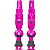 Muc Off Tubeless Valves Big Bore Lite,Pink,35 0