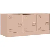 Syfax TV-Schrank Rosa 99x39x44 cm Stahl