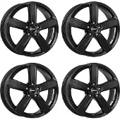 Dezent 4 TU black Felgen 7.5Jx18 5x112 für Fiat 500 Croma