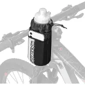 RockBros Fahrrad Flaschenhalter Lenkertasche mit Fahrrad Lenker Trinkflaschenhalter und Handytasche Schwarz 1L