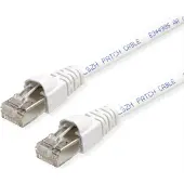 Telegärtner Patchkabel S/FTP, Cat.6A, LSOH, weiß, 10 m