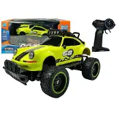 Lean Toys Ferngesteuertes Auto R/C Käfer Grün 6,5 km/h 2,4G