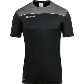 Uhlsport Offense 23 T-Shirt Kinder - Schwarz / Anthrazit / Weiß