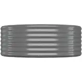 Syfax Hochbeet Verzinkter Stahl 507x100x36 cm Grau