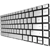 T-ProTek DE -Schwarz Tastatur Rahmen , Beleuchtung kompatibel für HP Pavilion 14-ce1301ng