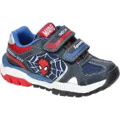 Geox Tuono Kinderschuhe Jungen Halbschuhe Klettschuh Blau Freizeit
