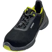 Uvex 68447, Männlich, Erwachsener, Sicherheitsschuhe, Schwarz, Gelb, ESD, S2, Schnürverschluss