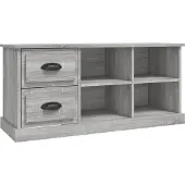 Syfax TV-Schrank Grau Sonoma 102x35,5x47,5 cm Holzwerkstoff