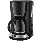 Russell Hobbs Honeycomb Glas-Kaffeemaschine (Schw.) 27011-56