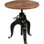 Syfax Bartisch Altholz Massiv 75x(76-110) cm
