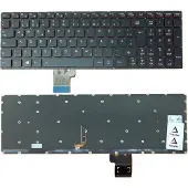 T-ProTek DEUTSCHE - Tastatur Keyboard mit Beleuchtung kompatibel für Lenovo IdeaPad Y50-70AS