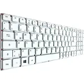 T-ProTek DEUTSCHE-Tastatur Keyboard Weiß kompatibel für Acer Aspire E5-573G-3215