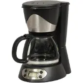 Kitchen Chef KSMD230T, Filterkaffeemaschine, 0,7 l, Gemahlener Kaffee, 550 W, Schwarz, Edelstahl