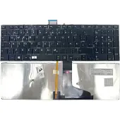 T-ProTek DE Schwarz glänzend Tastatur mit Beleuchtung kompatibel für Toshiba Satellite S75T