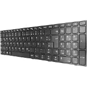 T-ProTek DEUTSCHE-Tastatur Keyboard Schwarz Rahmen kompatibel für LENOVO IdeaPad 110-15ISK (80UD00L0GE)