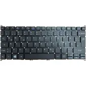 T-ProTek DEUTSCHE-Tastatur Schwarz Ohne Rahmen kompatibel für Acer Aspire ES1-132-C13M