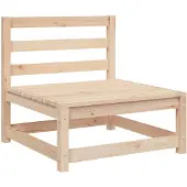 Sonstiges Gartensofa ohne Armlehnen 70x70x67 cm Massivholz Kiefer