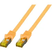 EFB Elektronik MK7001.7,5Y RJ45 Patchkabel Cat.6A S/FTP LSZH Cat.7 Rohkabel gelb 7,5m MK700175Y