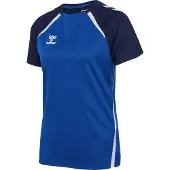 Hummel Damen Trikot LEAD 2.0 JERSEY S/S WOMAN 223742-8607 S - True Blue/Marine - S
