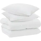 Syfax Winterbettdecke mit Kissen 3 Stk. Weiß Mikrofaser