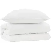 vidaXL Bettdecken Set mit Kissen 2 Stk. Weiß Mikrofaser