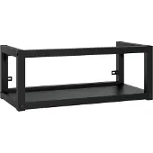 Syfax Badezimmer Wand-Waschtischgestell Schwarz 79x38x31 cm Eisen