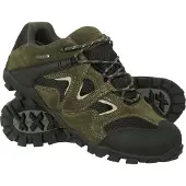 Mountain Warehouse - Herren Wanderschuhe "Curlews", Wasserfest, Wildleder MW142 (43 EU) (Khaki)