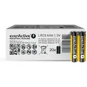 B2X Everactive EVLR03S2IK, Einwegbatterie, AAA, Alkali, 40 Stück(e), 1100 mAh, 5 Jahr(e)
