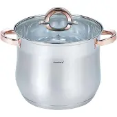 Klausberg Großer Catering-Topf aus Stahl 7L 22cm Roségold KB-7792