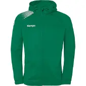 Kempa Herren Kapuzenjacke Ambition 28 200514947 M - Lagune/Weiß - M