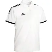 Derbystar Primo Polo-Shirt, Gr.XXXL, weiss schwarz