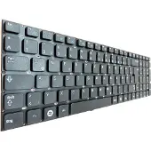 T-ProTek DEUTSCHE - Schwarz ohne Rahm Tastatur version 2 für Samsung NP300E7A-S03PL