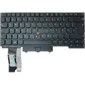 T-ProTek DE-Schwarz Tastatur mit Trackpoint kompatibel für Lenovo ThinkPad E14 (20T6000MGE)