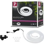 Paulmann LED Stripe "SimpLED Outdoor Stripe Set Tageslichtweiß beschichtet", weiß, Flammen 1 Stk., Gesamtlänge 4,58m, Lichterketten, LED Stripe