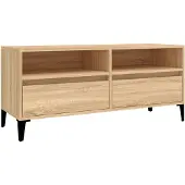 Syfax TV-Schrank Sonoma-Eiche 100x34,5x44,5 cm Holzwerkstoff